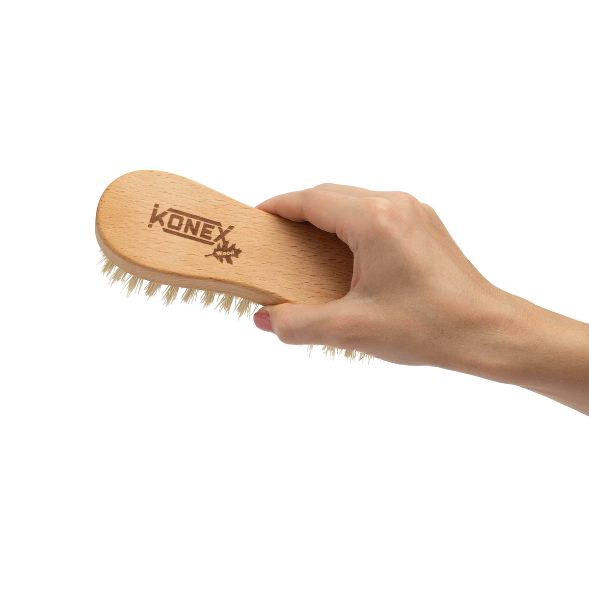 Konex Peanut Scrub Brush, stiff nylon