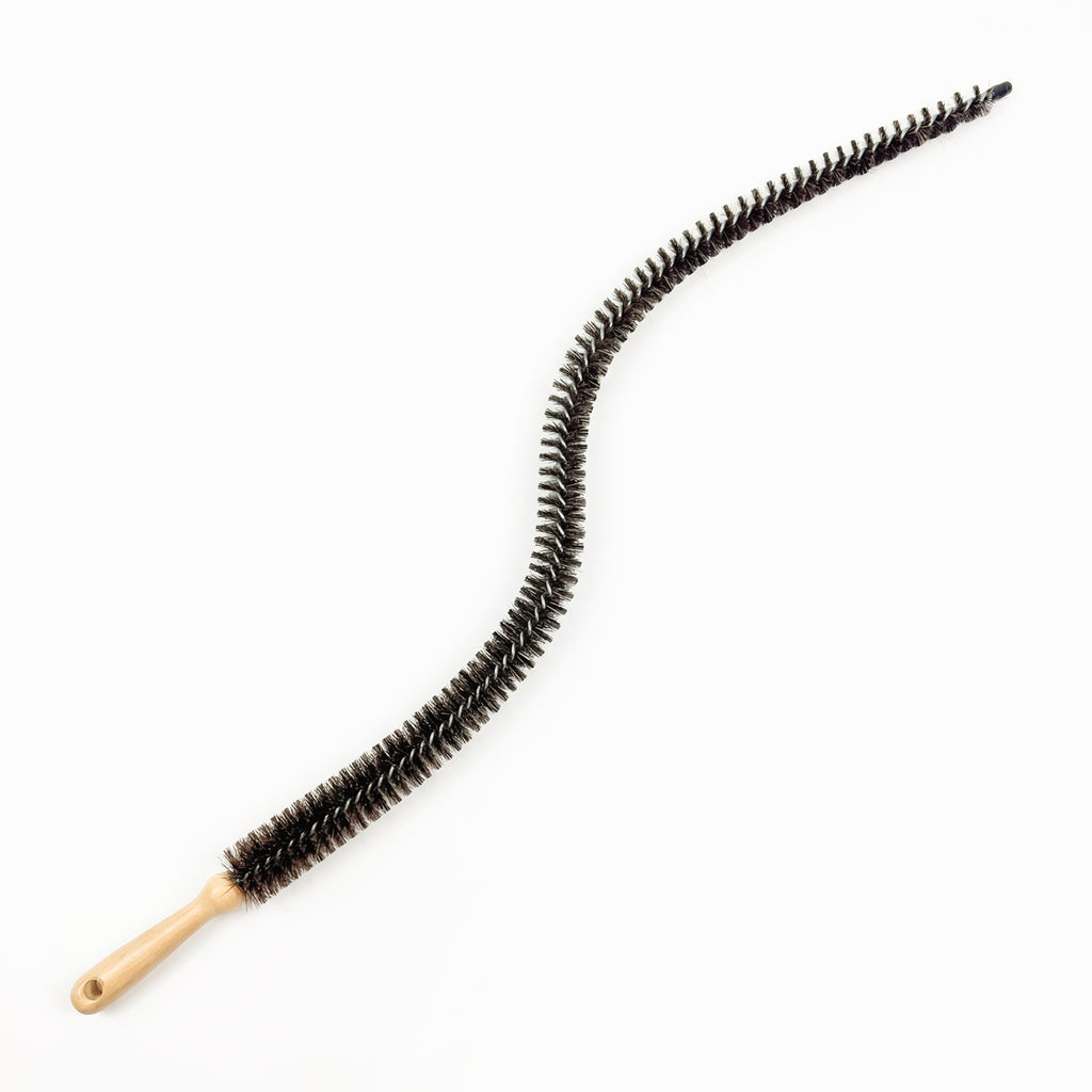 44" Flexible Dryer Vent Cleaning Brush with Horsehair Bristles - Multi-Use