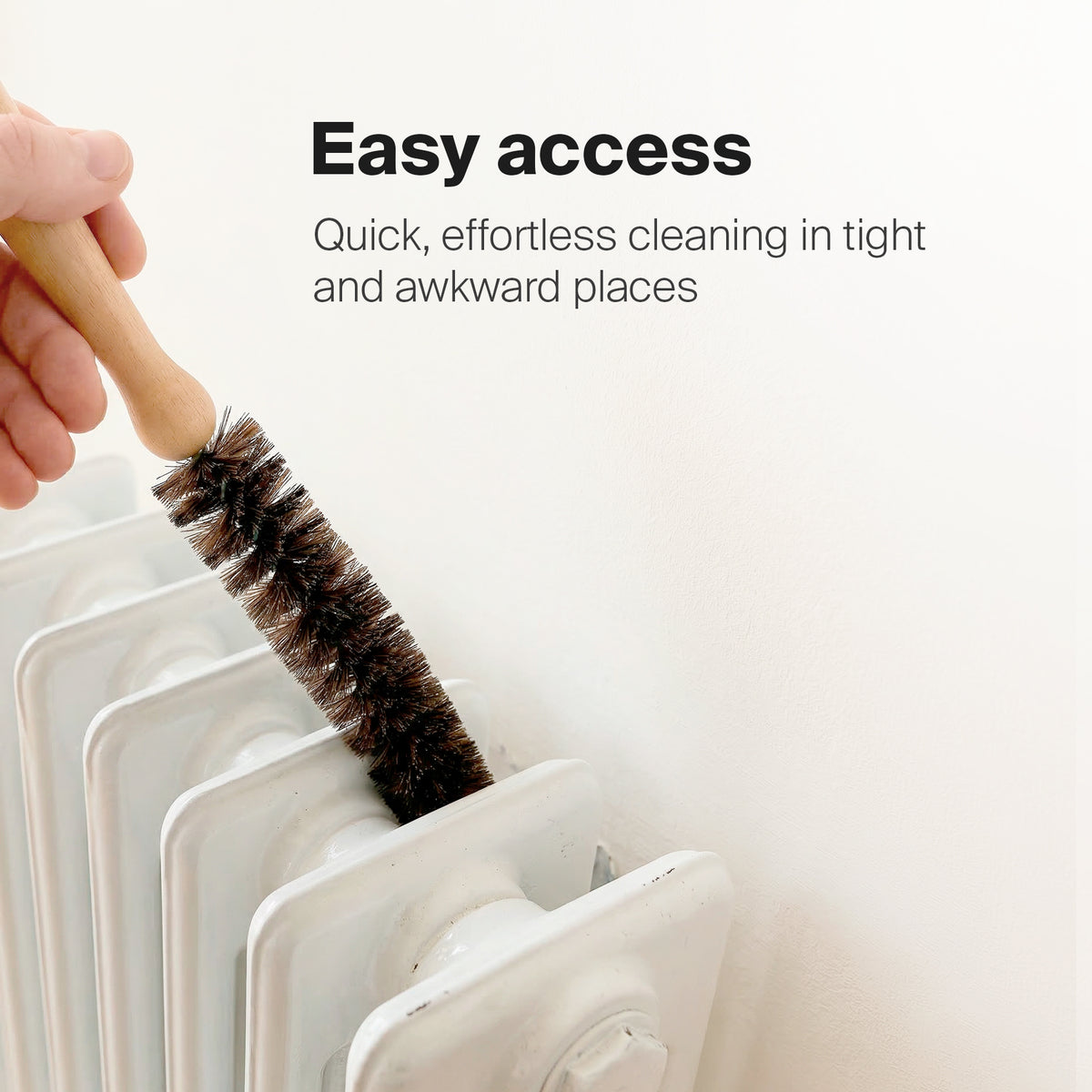 Konex 44 inch flexible dryer vent cleaning brush, horsehair, photo 6