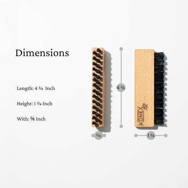 KONEX Anti Static Record Brush for Vinyl Records, Carbon Fiber Record Cleaning Brush with Beech Wood Handle, Vinyl Record Brush Dust Remover, LP Record Cleaner, Turntable Accessories