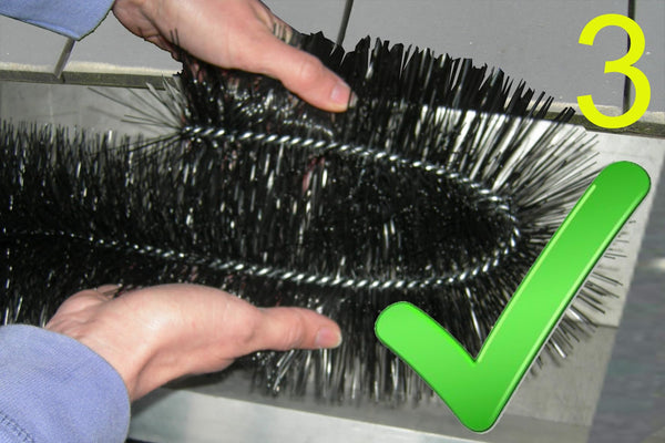 Gutterguard DIY Gutter Guard Brush for 5 Inch Gutters, 4.25 Inch