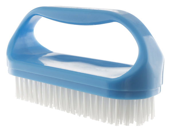 Konex Perfect-Grip Large Hand and Nail Brush, 3 Pack – Stiff Bristle Fingernail Scrub Brush with Handle
