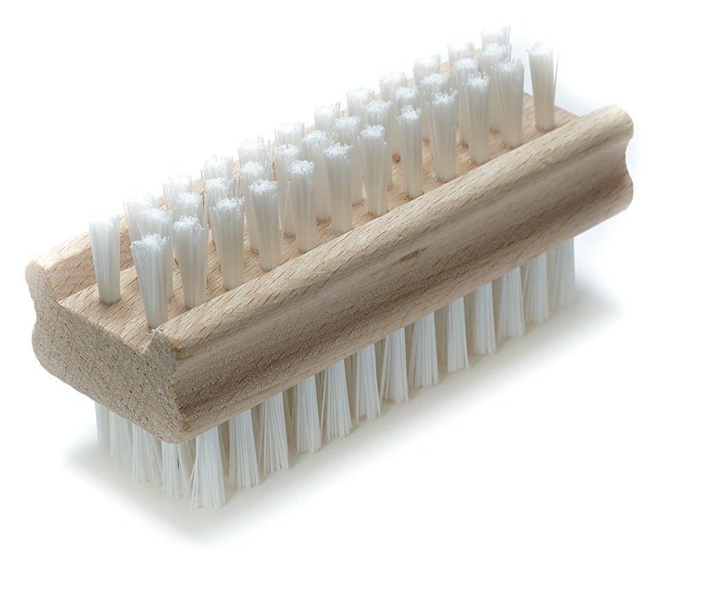 Konex Non-Slip Wooden Two-sided Hand and Nail Brush